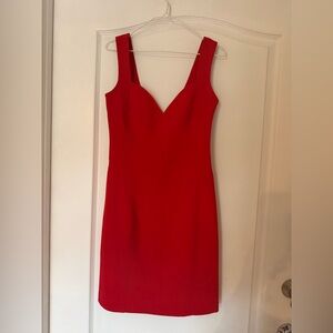 Diane Von Furstenberg Vibrant Red Mini Dress